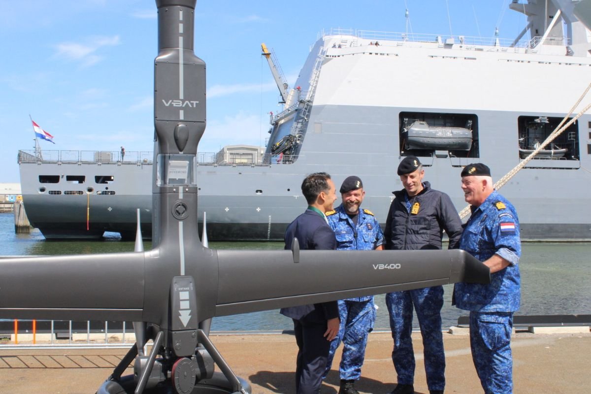 Dutch military adopts Shield AI V-BAT drones for naval surveillance in contested waters