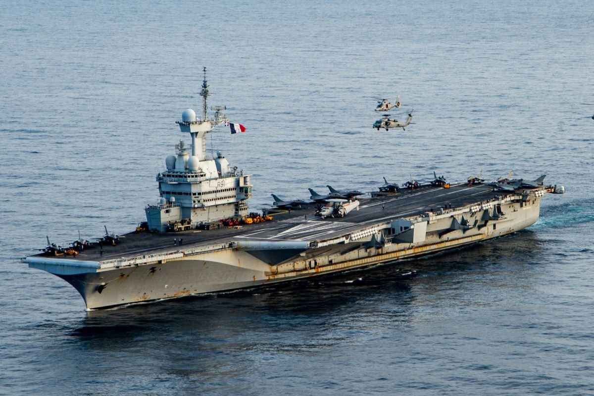 Fitness app leak exposes French Navy aircraft carrier position in Mediterranean