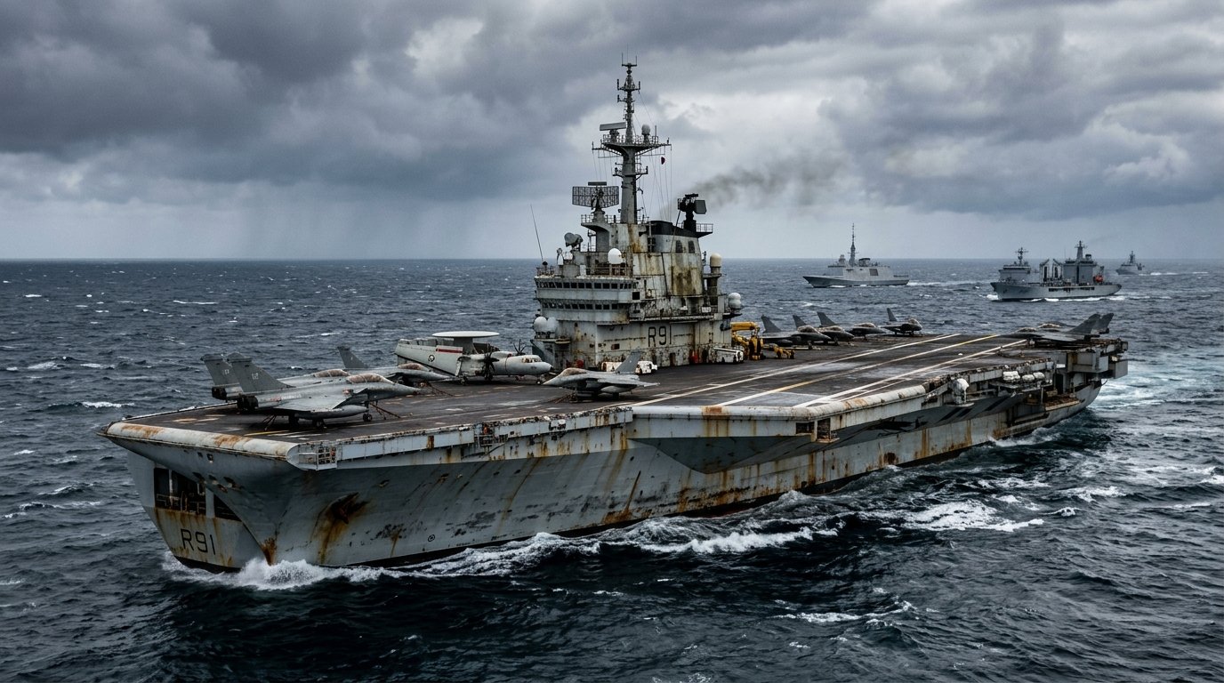 France has only one carrier, and the Charles de Gaulle redeployment to the Eastern Med exposes a brutal single-point-of-failure