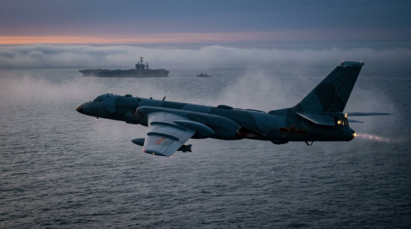 China’s H-6 “missile truck” is turning a 1950s bomber into a carrier-killer threat across the first island chain