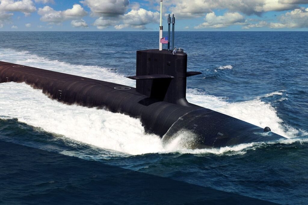 An undated artist’s rendering of the planned Columbia-class submarine.