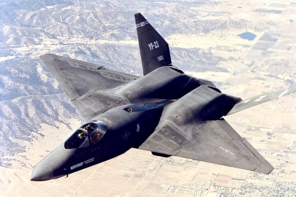Today, the YF-23 remains a fascinating “what if,” often seen as a technological masterpiece that lost not on performance alone, but on doctrine, testing strategy, and industrial confidence.