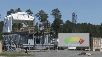 Tests of the U.S. Navy electromagnetic railgun conducted at the Naval Surface Warfare Center in Dahlgren in 2017.